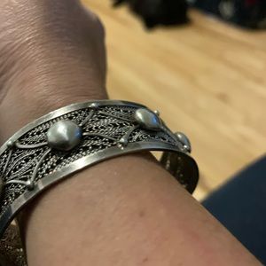 very beautiful Berber bracelet in real Moroccan silver.